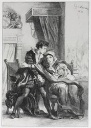 Hamlet : Hamlet et la Reine, 1834