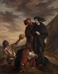 Hamlet et Horatio dans le cimetière