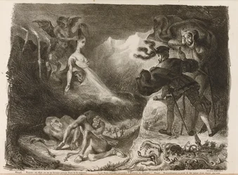 Illustration du Faust de Goethe, 1828