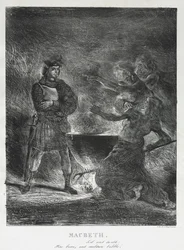 Macbeth consultant les sorcières, 1825