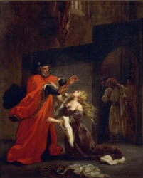 Othello, acte I, scène 3 : Desdémone aux pieds de son père, 1852