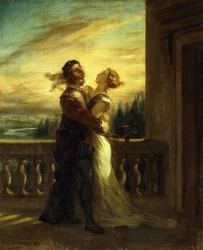 Les adieux de Roméo et Juliette, 1845