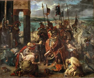 La prise de Constantinople par les Croisés le 12/04/1204