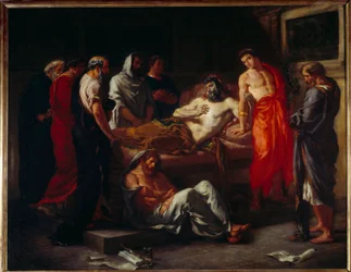La mort de Marc Aurèle (121-180)