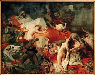 La mort de Sardanapal ...