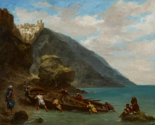 Vue de Tanger depuis le rivage