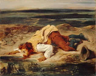 Brigand blessé (Berger romain), vers 1825