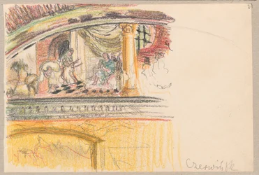Fragment eines Wandgemäldes