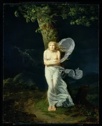 Jeune Femme Surprise par une Tempête, 1799