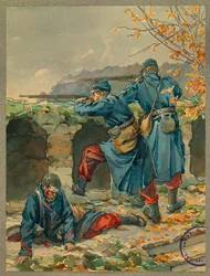Matin de la bataille de Vailly, décès du caporal Marge