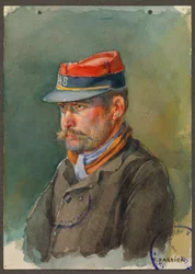 Sergent Lecacheux du 48e territorial, Gustrow
