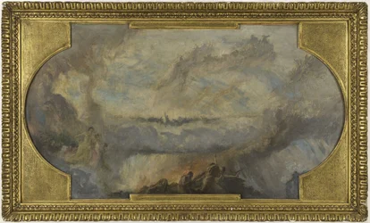 Esquisse pour la Galerie Nord du Petit Palais : La Révolution française (Plafond)