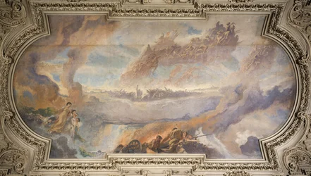 La Révolution française (plafond central), entre 1906 et 1911