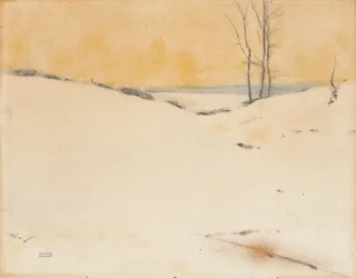 Dans la neige, c.1916