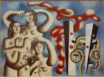 Composition à trois personnages