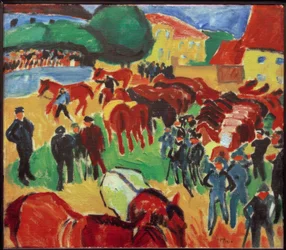 Marché aux chevaux à Moritzburg