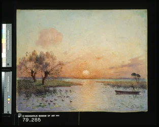 La Mare au coucher du soleil