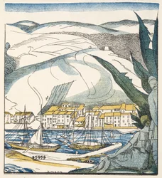 Antibes, de la Gazette de Bon Ton, pub. 1920