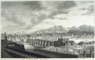 Vue du Fort Santiago à Manille