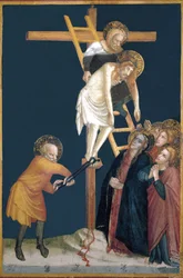 Descente de croix, détail