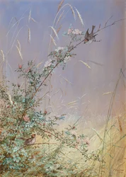 Roses sauvages parmi le seigle, 1874