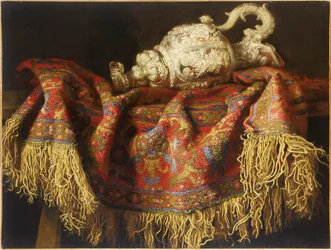 Nature morte avec un tapis, c. 1640