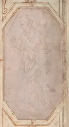 Homme avec un bâton