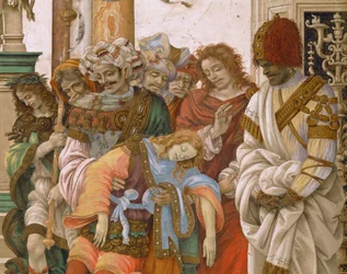 Saint Philippe ordonne à un monstre de quitter le temple de Mars à Hiérapolis (peinture)