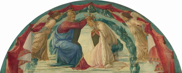 Le Couronnement de la Vierge, vers 1475.