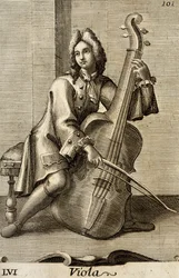 Homme jouant de la viole