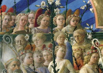 Couronnement Maringhi (circa 1406-1469), 200x287 cm, détail