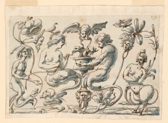 Grotesque pour un panneau oblong