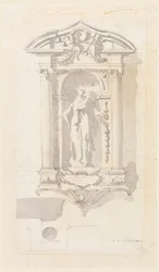 Niche avec une Statue d
