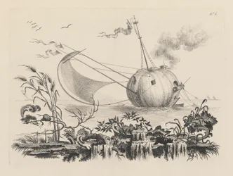 Zucca utilisée comme bateau de pêche