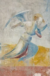 Ange, détail du Jugement dernier, c.1400 (détail)