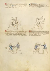 Combat au rondel et poignard