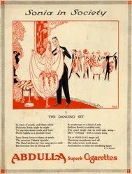 Cigarettes Abdulla, années 1920