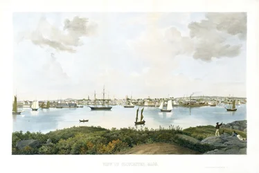 Vue de Gloucester, Mass., c. 1856