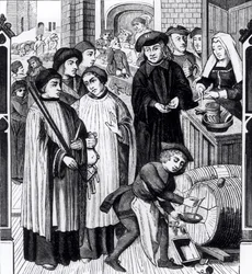 Droits sur les vins, accordés au chapitre de Tournai par le roi Chilpéric, d