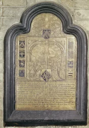 Épitaphe de François van Wychhuus, fin du XVIe siècle