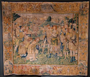 Tapisserie flamande. Le frère d