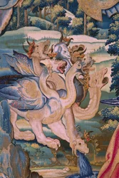 Saint Michel terrassant le dragon (détail)