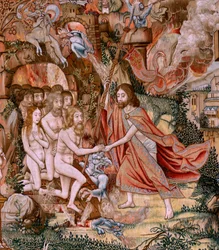 Série La Passion du Christ. La Descente de Croix. Deuxième série de tapisseries de la Passion du Christ appartenant au Patrimonio Nacional