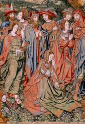 Série La Passion du Christ. La Descente de Croix. Deuxième série de tapisseries de la Passion du Christ appartenant au Patrimonio Nacional