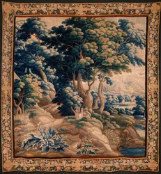 Tapisserie flamande. Verdure. Atelier d