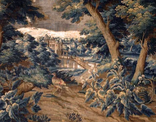 Tapisserie flamande. Verdure. Fin 17ème-début 18ème siècle. Propriété de l