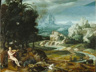 Paysage avec Orphée, vers 1570