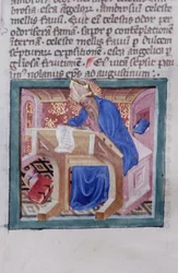 Page de la Legenda Aurea, Bruges, vers 1400-10