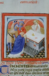 Page de la Legenda Aurea, Bruges, vers 1400-10