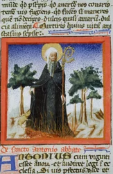 Page de la Legenda Aurea, Bruges, vers 1400-10
